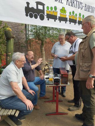Gartenbahn-Stammtisch Erfurt bei Kakteen-Haage