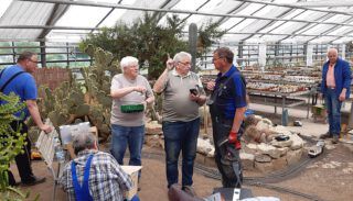 Gartenbahn-Stammtisch Erfurt bei Kakteen-Haage