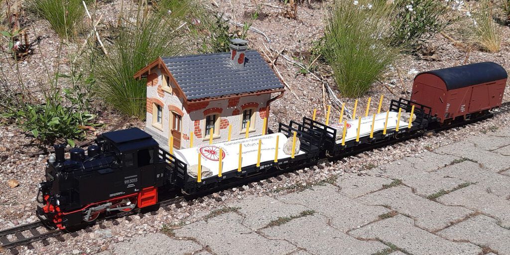 Gartenbahn-Stammtisch auf dem Sommerfest bei Klenart Stauden