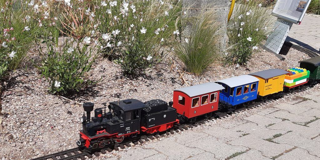 Gartenbahn-Stammtisch auf dem Sommerfest bei Klenart Stauden